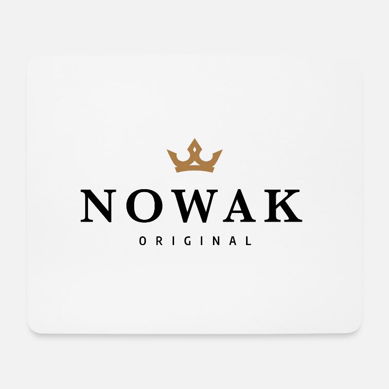 Nowak - Mousepad (Querformat) - Weiß