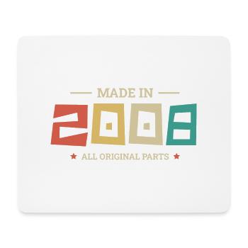 Legendär seit 2008 Original 2008 - Mousepad (Querformat) - Weiß - Vorne