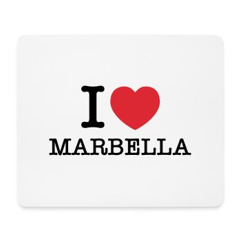 I Love Marbella | Marbella | I Heart Marbella - Mouse Pad (horizontal) - white - Front