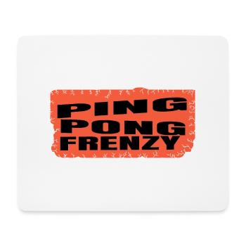 gift fast-paced table tennis bday geek awesome - Mousepad (Querformat) - Weiß - Vorne