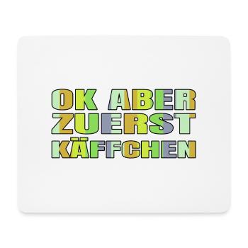 Caffeine Coffee Bean Working Quote Coffee Pot - Mouse Pad (horizontal) - white - Front