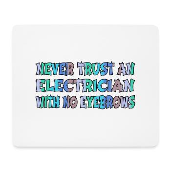 electrical engineer electrical electrician gift - Mousepad (Querformat) - Weiß - Vorne