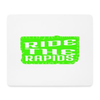 Funny Quote Extreme Adventures Rafting Excursions - Mouse Pad (horizontal) - white - Front