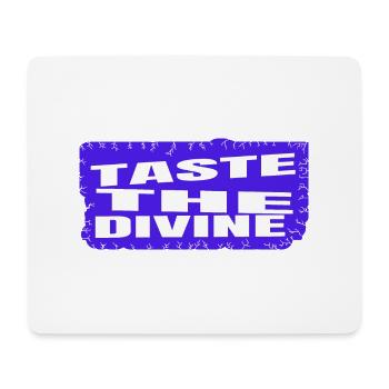 Savourer les saveurs Citations de bonheur culinaire Anniversaire - Tapis de souris (format paysage) - blanc - Devant