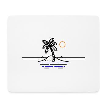 Palm Island Holidays - Mouse Pad (horizontal) - white - Front