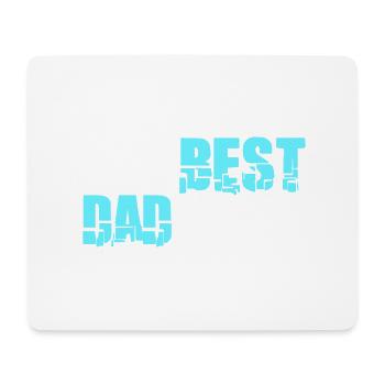 The Best Dad Ever Cool Love - Mouse Pad (horizontal) - white - Front