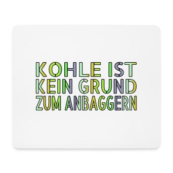 grüne lebensstiltipps geburtstagsgeschenkidee - Mousepad (Querformat) - Weiß - Vorne