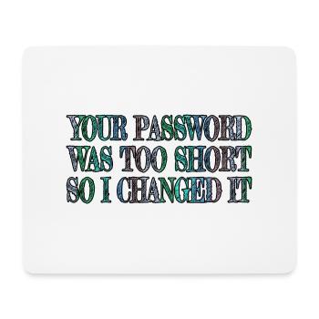sayings computer hacking funny sayings fun - Mousepad (Querformat) - Weiß - Vorne
