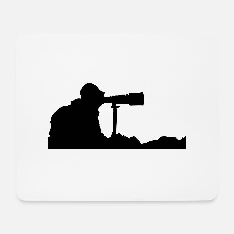 Photographer - Mouse Pad (horizontal) - white