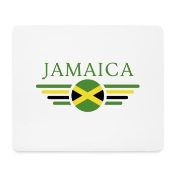 J’aime la Jamaïque, Style Design T-Shirt - Tapis de souris (format paysage) - blanc - Devant