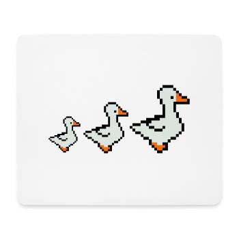 Pixel Ducks - Mouse Pad (horizontal) - white - Front