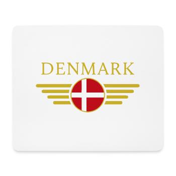 I love Denmark, elegance style design clothing - Mouse Pad (horizontal) - white - Front