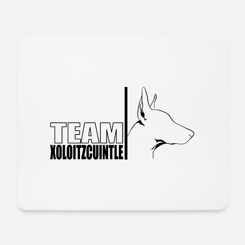 TEAM Xoloitzcuintle Hunde Hund Wilsigns - Mousepad (Querformat) - Weiß