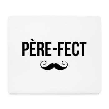 Père-fect idée cadeau papa - Tapis de souris (format paysage) - blanc - Devant