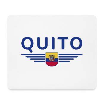 Quito Ecuador Fans T-Shirt Design - Mousepad (Querformat) - Weiß - Vorne