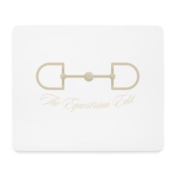 Horse Bit The Equestrian Edit - Mouse Pad (horizontal) - white - Front