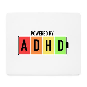 ADHD Awareness Neurodivergent - Mouse Pad (horizontal) - white - Front