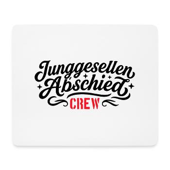 Junggesellen Abschied Crew - Mousepad (Querformat) - Weiß - Vorne
