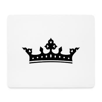 Krone / crown (1c) - Mouse Pad (horizontal) - white - Front