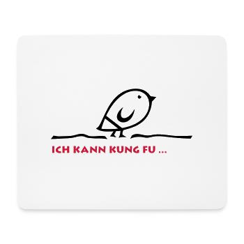 Tweetlercools - I can KUNG FU - Mouse Pad (horizontal) - white - Front