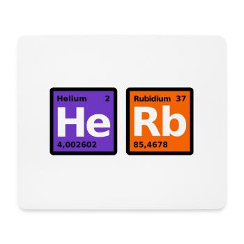HeRb - Mousepad (Querformat) - Weiß - Vorne