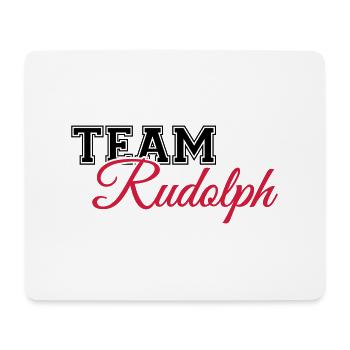 Team Rudolph - Mousepad (Querformat) - Weiß - Vorne