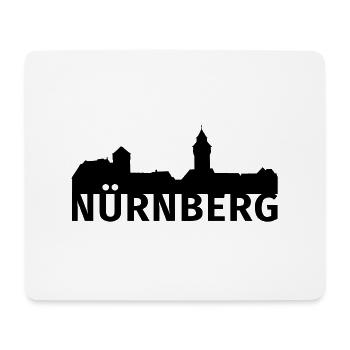 Nürnberg - Mousepad (Querformat) - Weiß - Vorne