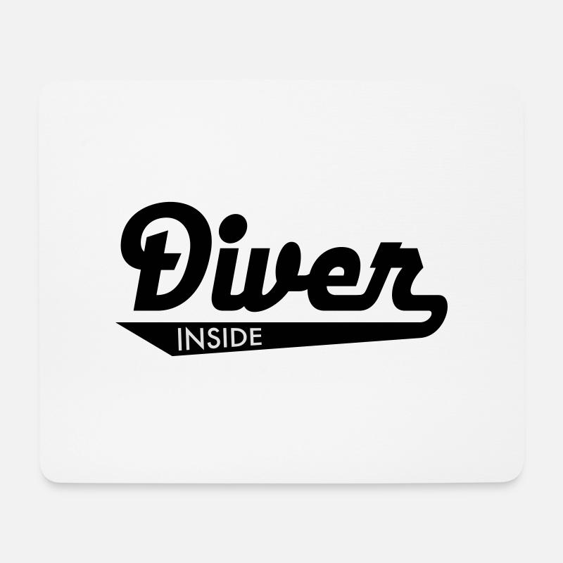 diving - Mouse Pad (horizontal) - white