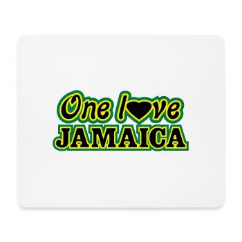 One l♥ve jamaica - Tapis de souris (format paysage) - blanc - Devant