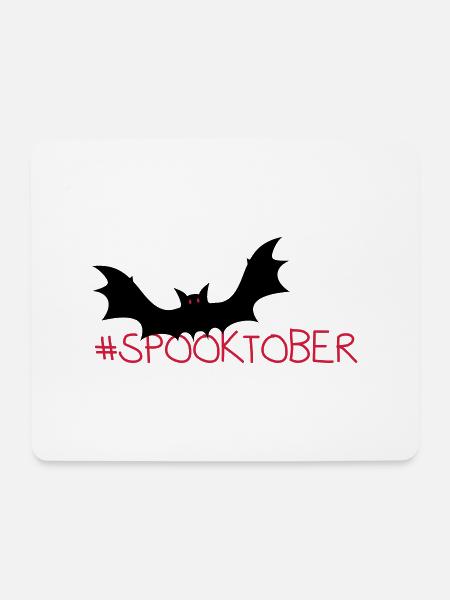 #spooktober / Halloween - Mousepad (Querformat) - Weiß