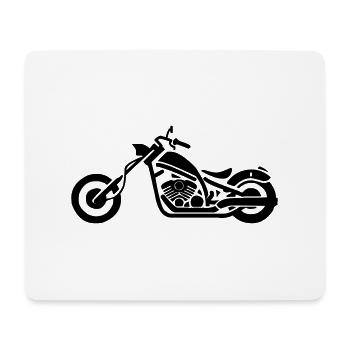 motorbike - Mouse Pad (horizontal) - white - Front