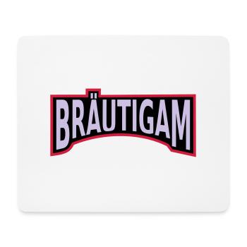 Junggesellenabschied Bräutigam - Mousepad (Querformat) - Weiß - Vorne