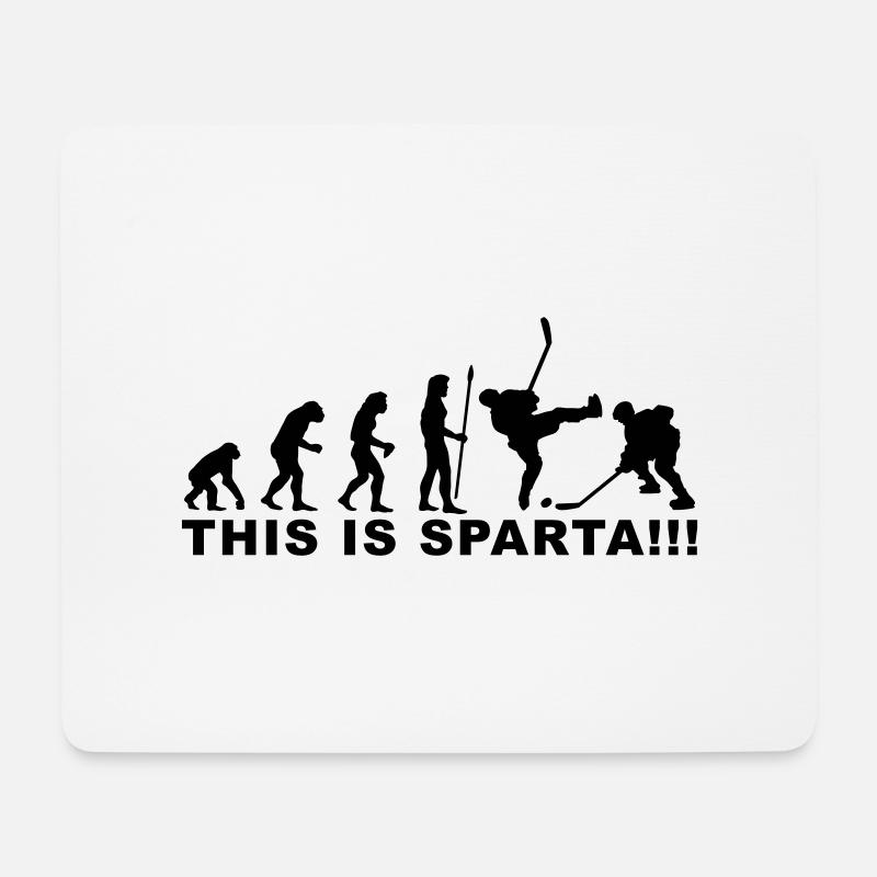 evolution_icehockey4 - Mouse Pad (horizontal) - white