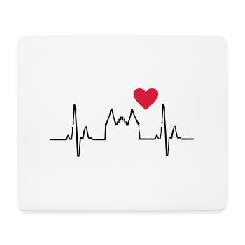 Lübeck - Mousepad (Querformat) - Weiß - Vorne