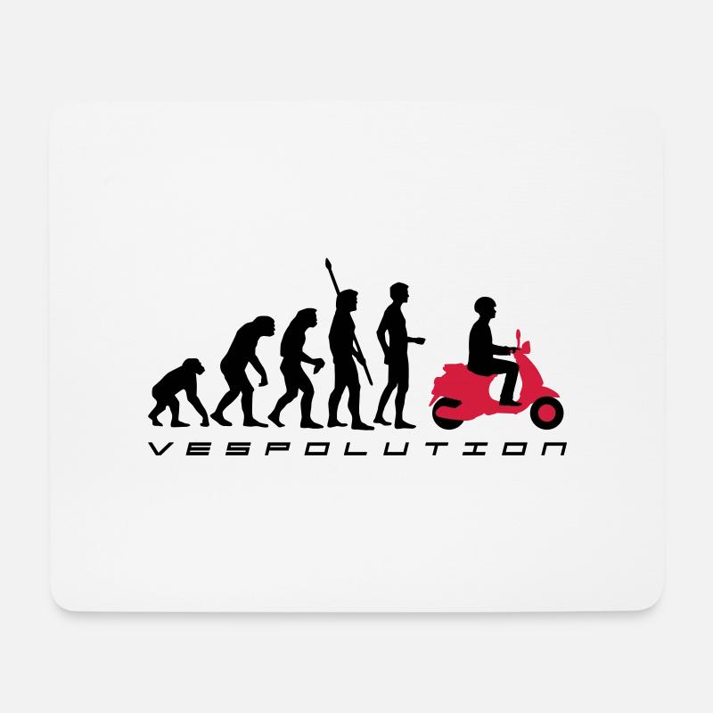 vespolution evolution__b_2c - Mouse Pad (horizontal) - white