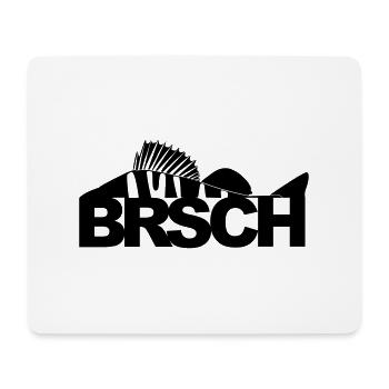 BRSCH - für Barschangler - Mousepad (Querformat) - Weiß - Vorne