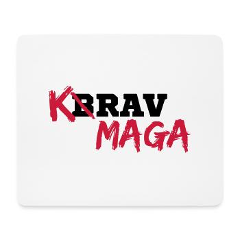 Krav Maga - Mousepad (Querformat) - Weiß - Vorne