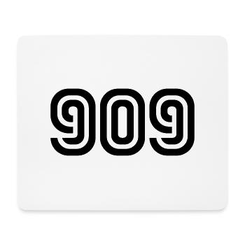 Number 909__V001 - Mouse Pad (horizontal) - white - Front