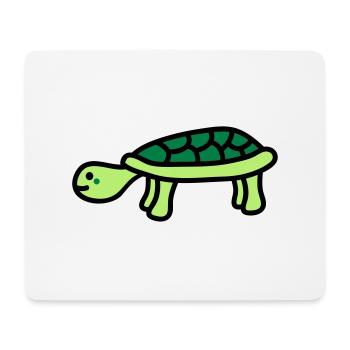 turtle - Mouse Pad (horizontal) - white - Front
