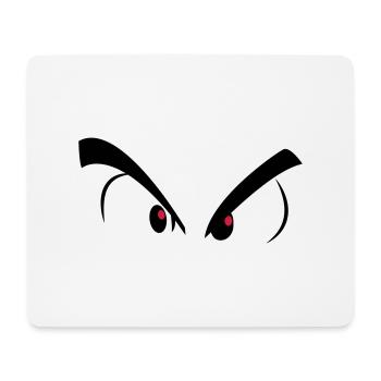 bad eyes - Mouse Pad (horizontal) - white - Front
