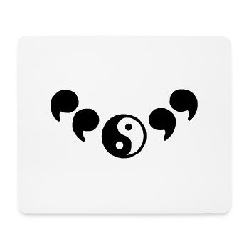 Yin Yang Chain (animestyle) - Mouse Pad (horizontal) - white - Front