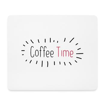 Café cadeau chemise cadeau, idée cadeau - Tapis de souris (format paysage) - blanc - Devant