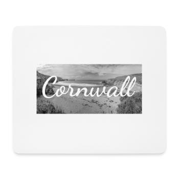 Retro Lettering at Cornwall England - Mousepad (Querformat) - Weiß - Vorne