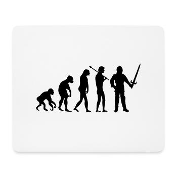 ritter_evolution - Mousepad (Querformat) - Weiß - Vorne