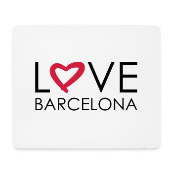 amour barcelona - Tapis de souris (format paysage) - blanc - Devant