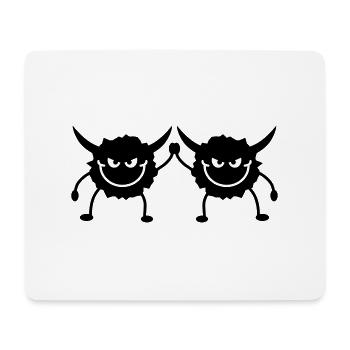 Cheeky Monster Team - Mouse Pad (horizontal) - white - Front