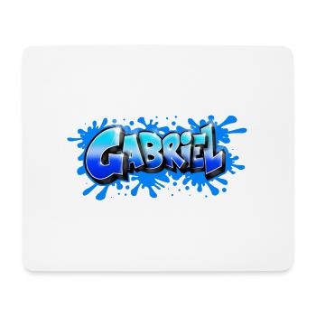 Graffiti GABRIEL - Mouse Pad (horizontal) - white - Front