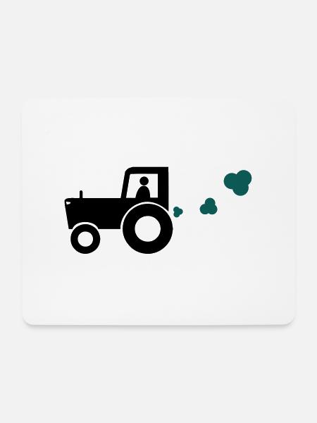 Trecker - Mousepad (Querformat) - Weiß