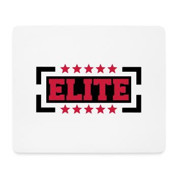 Elite Logo - Mousepad (Querformat) - Weiß - Vorne