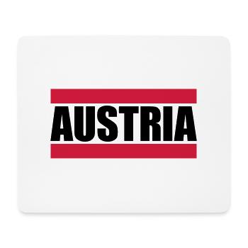 Cool Austria Design - Tapis de souris (format paysage) - blanc - Devant